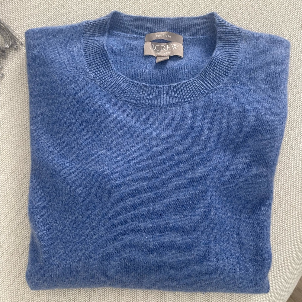 J. Crew Blue Crew Neck Sweater